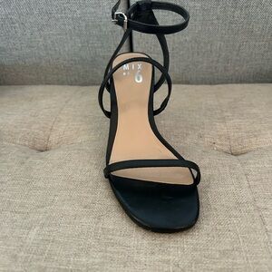Mix No. 6 Black Strappy Women's Sandals worn once
